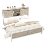Moasis Farmhouse Oak Queen/King Size Bed Frame