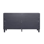 4 Door Wooden Cabinet Sideboard for Living Room