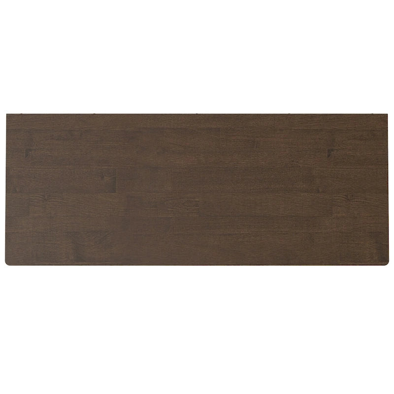 WYNDENHALL Pearson SOLID HARDWOOD 38  Wide Rectangle Modern 2 Door Sideboard Buffet/Storage Cabinet in Walnut Brown
