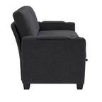 Chenille Storage Sofa, Multi-functional Loveseat