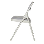 Hampden Furnishings Bernadine Collection Fabric Triple Brace Folding Chair, Pack of 4