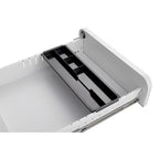 3 Drawer Mobile File Cabinet,Versatile Cabinet,5 Wheel Design Anti-Tilting Cold Rolled Steel Waterproof Moisture-Proof