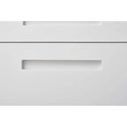 3 Drawer Mobile File Cabinet,Versatile Cabinet,5 Wheel Design Anti-Tilting Cold Rolled Steel Waterproof Moisture-Proof