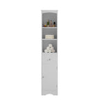 Tall Bathroom Cabinet, Freestanding Storage Cabinet with Drawer, MDF Board, Adjustable Shelf