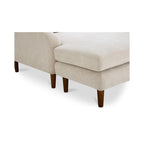 NADAAL STUDIOS Drew, Sectional with Reversible Chaise, Dark Brown - 98 X 59.2 X 33.5