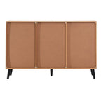 47.2 Wood Sideboard Buffet Cabinet with 3 Drawers & 2 Doors