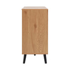 47.2 Wood Sideboard Buffet Cabinet with 3 Drawers & 2 Doors