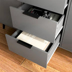 47.2 Wood Sideboard Buffet Cabinet with 3 Drawers & 2 Doors