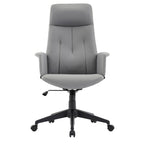 Leather Office Computer Chair Adjustable Height Swivel Desk Chair With Lumbar Support Inifini Collection