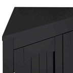 Bathroom Floor Corner Cabinet with Doors and Shelves