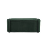 Entryway Upholstered Fabric Storage Ottoman