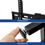 Moasis LED Light TV Stand with Mount, Power Outlet amd USB Port for TVs up to 70
