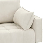 Moasis 56  Velvet Tufted Loveseat Sofa with Button Tufted Seat and Side Storage Pocket
