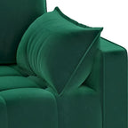 Moasis 56  Velvet Tufted Loveseat Sofa with Button Tufted Seat and Side Storage Pocket