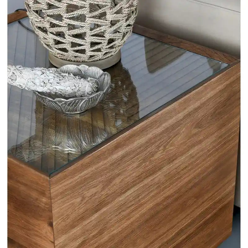 Classic Home Santa Barbara 26 Brown Wood End Table