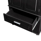 Tall Storage Cabinet with Two Drawers