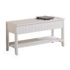 Quality Solid Wood Shoe Bench with Storage for Living Room
