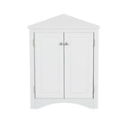 Triangle Bathroom Storage Cabinet with Adjustable Shelves