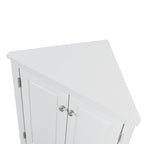 Triangle Bathroom Storage Cabinet with Adjustable Shelves