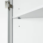 Triangle Bathroom Storage Cabinet with Adjustable Shelves