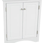 Triangle Bathroom Storage Cabinet with Adjustable Shelves