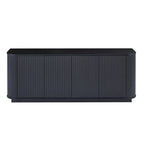 Wooden Vertical Striped Cabinet for Kitchen/Bedroom/Entryway