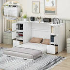 Full Size Murphy Bed with Drawers