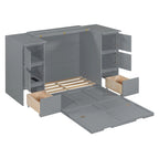 Full Size Murphy Bed with Drawers