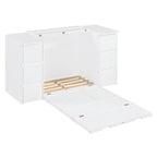 Full Size Murphy Bed with Drawers