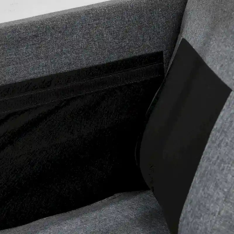 HOMCOM 61  Loveseat Sofa, Mid Century Modern 2 Seater Small Couch with Nailhead Trim, Rolled Arm, Fabric Upholstered Love Seat