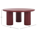 SAFAVIEH Home Mork 3 Leg Round Coffee Table - 40Wx40Dx18H