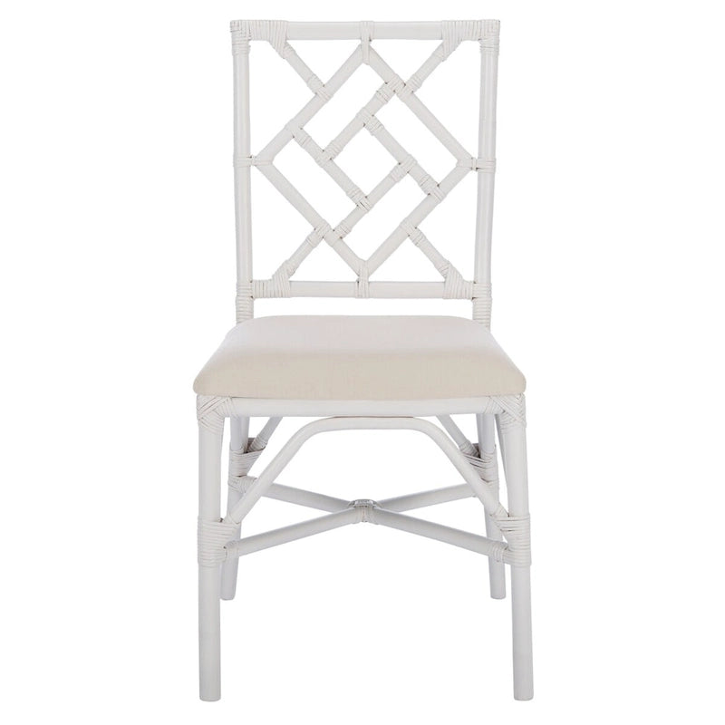SAFAVIEH Maye Rattan Accent Chair with Cushion (Set of 2) - 18.5  W x 20.9  L x 35.8  H - 19Wx21Dx36H