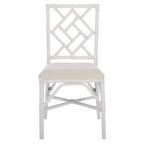 SAFAVIEH Maye Rattan Accent Chair with Cushion (Set of 2) - 18.5  W x 20.9  L x 35.8  H - 19Wx21Dx36H