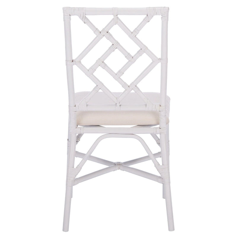 SAFAVIEH Maye Rattan Accent Chair with Cushion (Set of 2) - 18.5  W x 20.9  L x 35.8  H - 19Wx21Dx36H