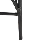 SAFAVIEH Maye Rattan Accent Chair with Cushion (Set of 2) - 18.5  W x 20.9  L x 35.8  H - 19Wx21Dx36H