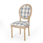 French Country Fabric Dining Chairs - NH419413