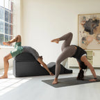 Avana Kami Convertible Chaise / Yoga & Massage - 2-In-1 Ottoman with Concealed Fold Out Yoga Lounge Chair, Microvelvet - N/A