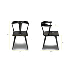 Poly & Bark Enzo Dining Chair - Solid Oak Wood