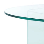 SAFAVIEH Beda Tempered Glass Coffee Table - 47 W x 28 D x 16 H - 47Wx28Dx16H