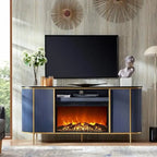 70  Modern Luxury Fireplace TV Stand, Entertainment Center, TV Console