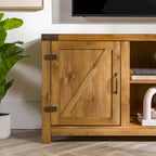 Middlebrook Firebranch 58-inch Barn Door TV Stand