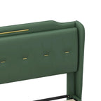 Uphou Modern Upholstered PU Leather Bed by Christopher Knight Home