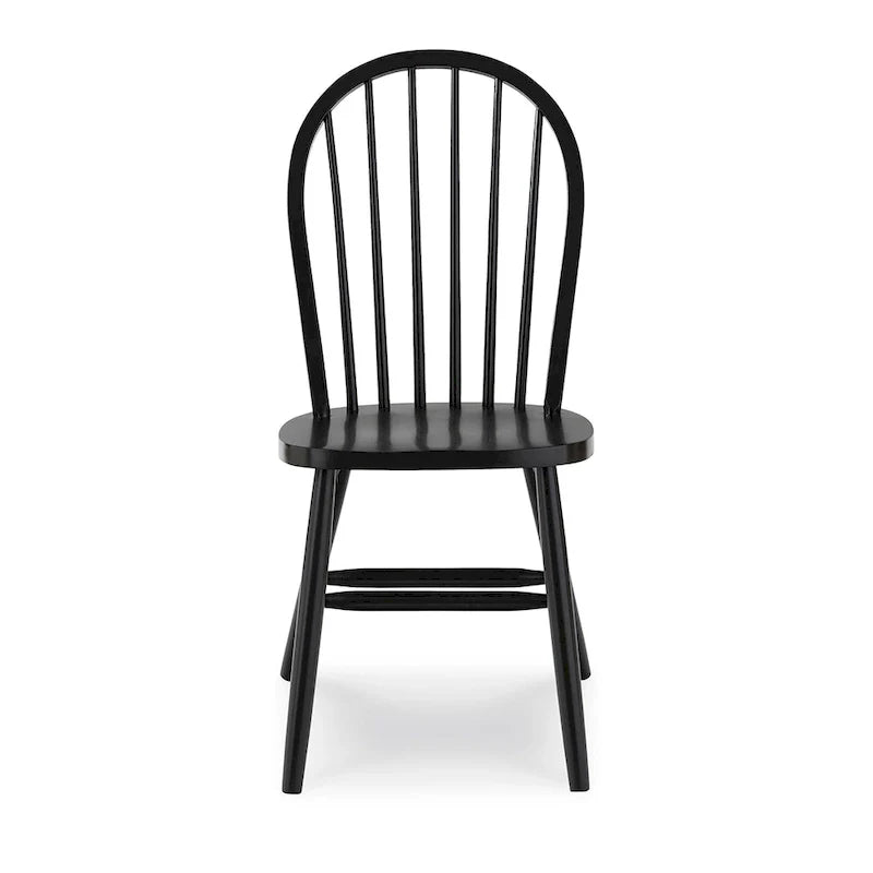 International Concepts Solid Wood Windsor Spindle Back Dining Chair