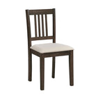 Kitchen Breakfast Nook Dining Table Chairs Set Square Wooden Dining Table Casual Dining Table with 4 Upholstered Dining Chairs