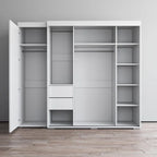 Three-Mirror Wardrobe