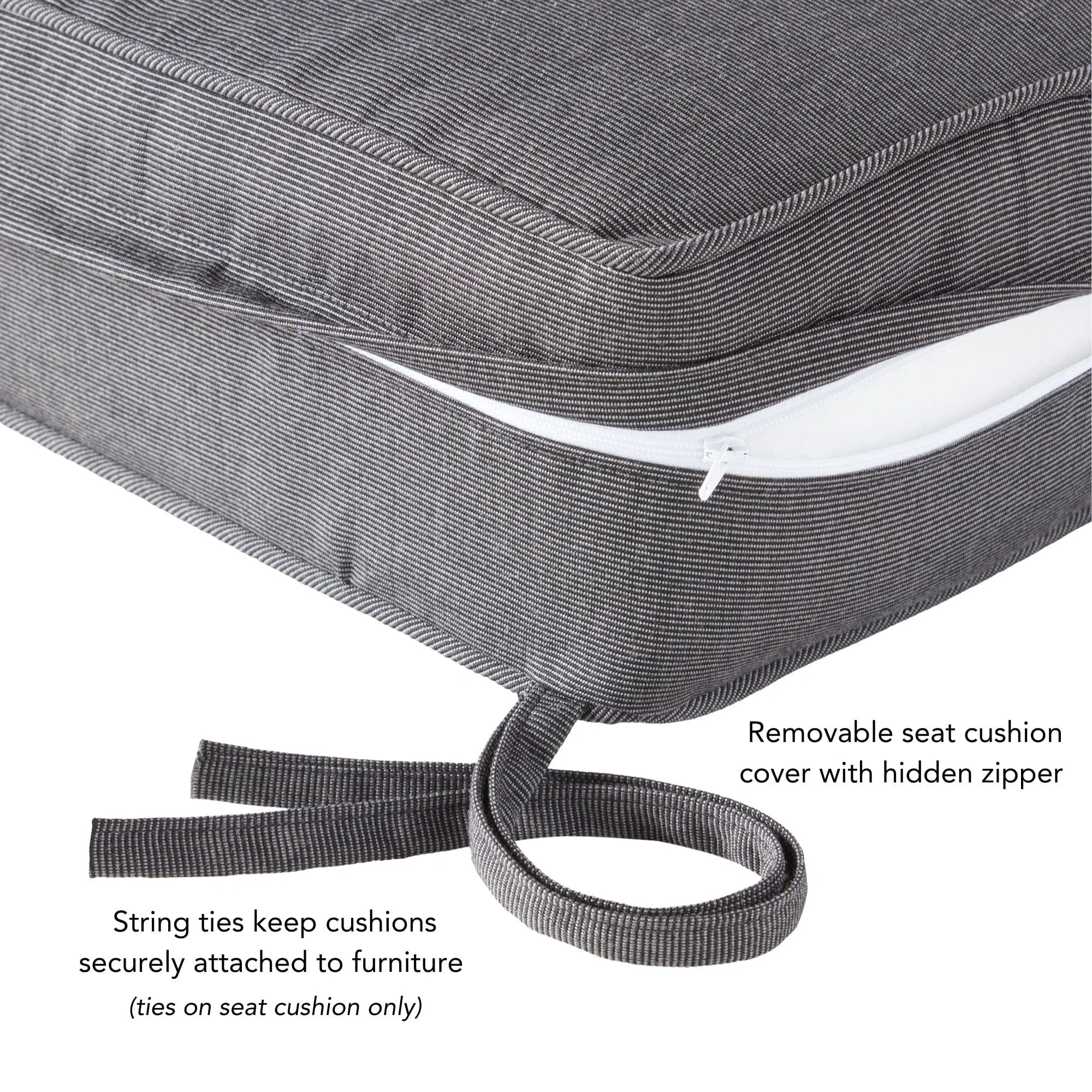 Sunbrella 2-Piece Premium Deep Seat Outdoor Cushion Set