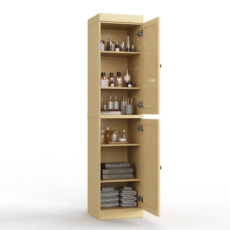 100% Solid Wood 16.5 Bathroom Cabinet with Optional Doors by Palace Imports