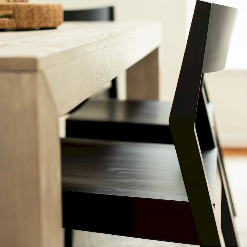 Plank and Beam Modern Solid Wood Dining Chair