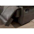 Betsy Furniture 3 Piece Bonded Leather Reclining Living Room Set, Sofa, Loveseat and Glider Chair