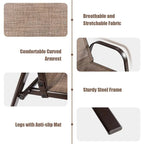 Costway 4PCS Patio Chairs Garden Deck Yard with Armrest - See Details